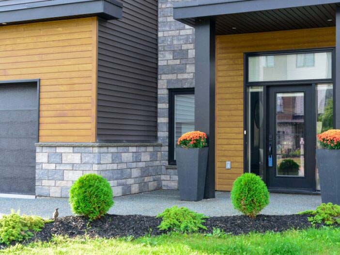 Sustainable Stone And Wood Siding
